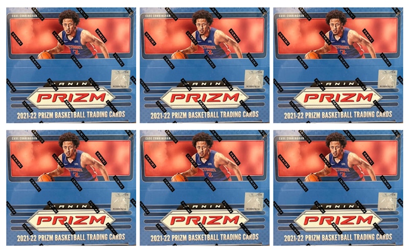 2021-22 Panini Prizm Basketball 24 Pack Retail Box 6x Lot